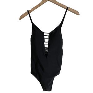 New Target Xhilaration Black One Piece Swimsuit - Size XS